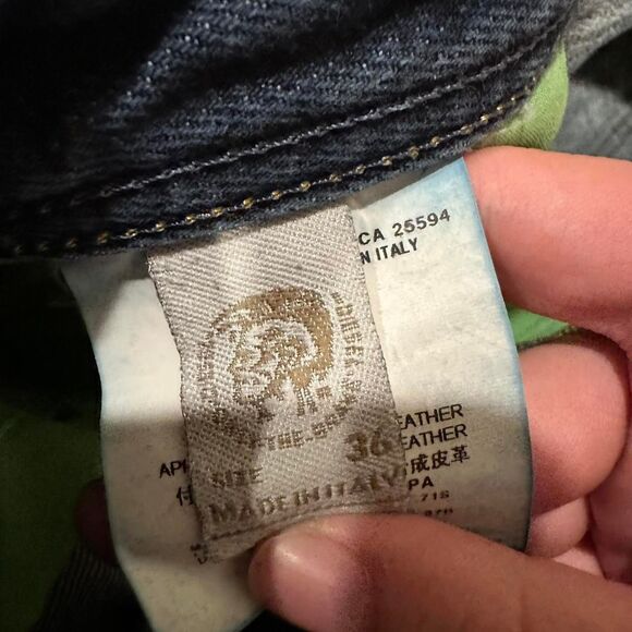 Vintage Selvedge Washed Diesel 0071s Bootcut denim Jeans made in italy zathan - Picture 4 of 7